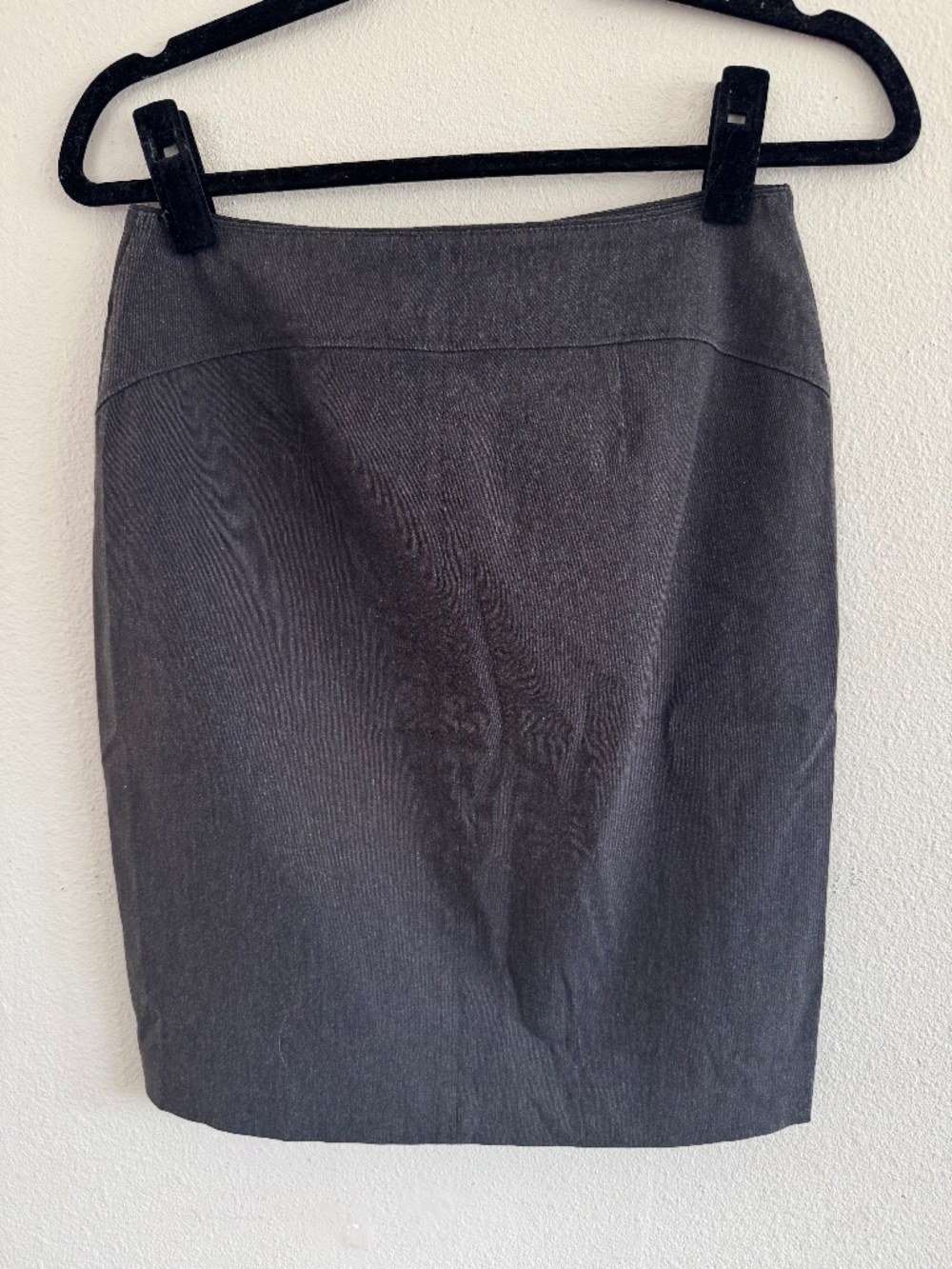 Express Gray Stretch Pencil Skirt Size 1/2